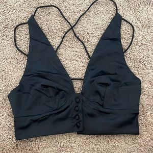 NWOT 🔥SEXY🔥STRETCHY SATIN BRALETTE TOP